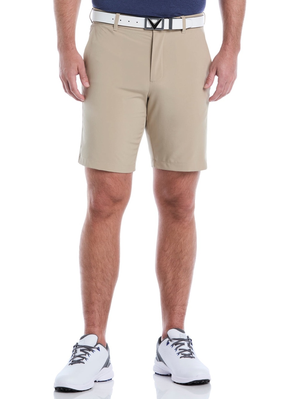 Callaway Men's Performance Golf Shorts Tan Khaki Flat Front Size 30